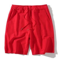 Men-Custom-Pants-Cotton-Wholesale-Mens-Drawstring-Jogger-Knitted-Bulk-Logo-Short-Fleece-Sweat-Shorts
